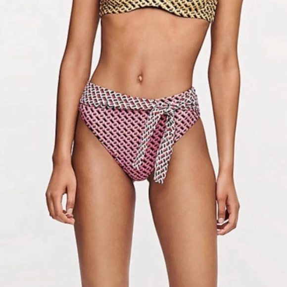 Diane Von Furstenberg x Onia Anais Tie Bikini Bottoms - Picture 1 of 10